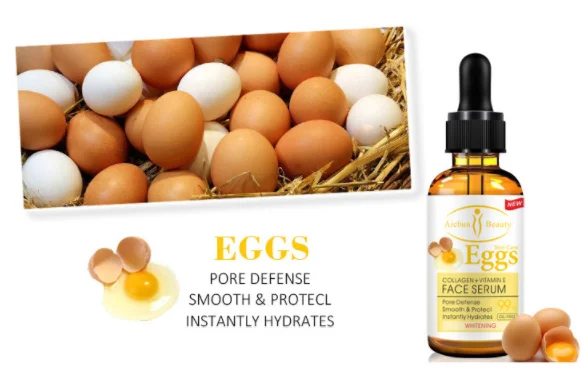 EGGS Aichun сыворотка серии алоэ вера морковь питательное отбеливание с помощью улиток яйца укрепляющий успокаивающий Восстанавливающий экстракт для ухода за лицом - Вес нетто: EGGS