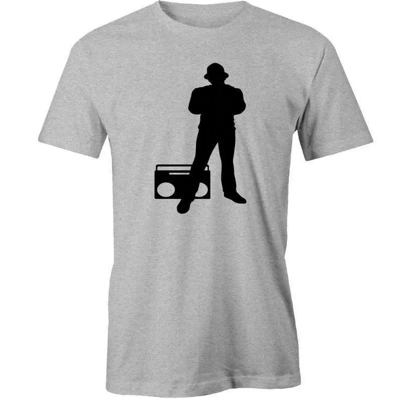 Моды для мужчин Хип Хоп 80 s Футболка Костюм Платье Вверх партия Старая Школа