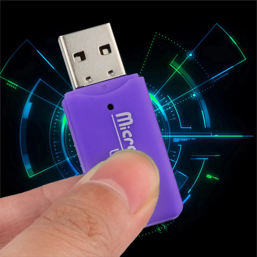 Высокоскоростной мини USB 2 0 Micro SD TF T-Flash кард-ридер адаптер Горячий ридер для -