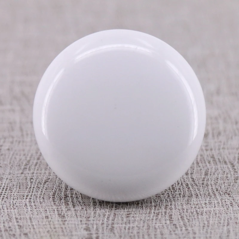 Белая кнопка керамическая ручка двери ящик для шкафа кухонный шкаф ручки комода