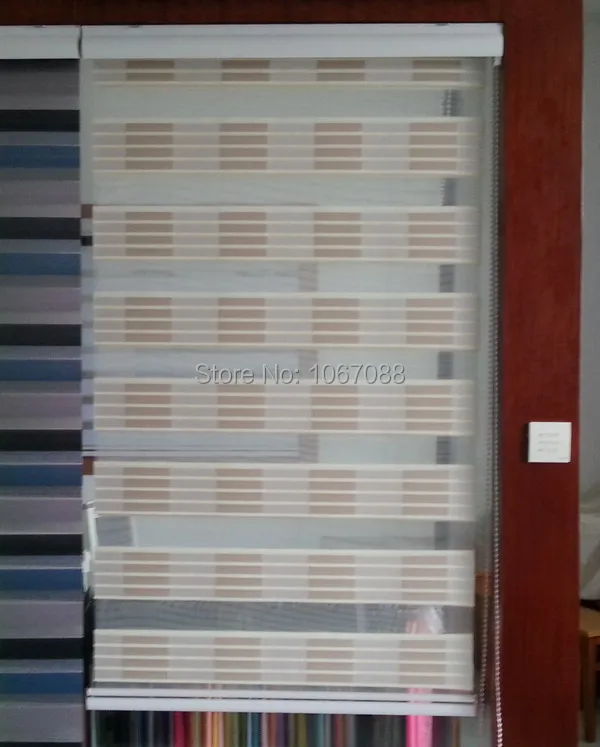 Оптовая/розничная продажа новинка индивидуальные прозрачные шторы Зебра