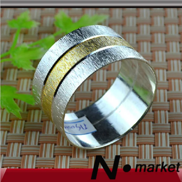 

12pcs Color Blending Round Scurb Golden Line Napkin Ring Silver Circular Napkin Holder For Decoration Wedding