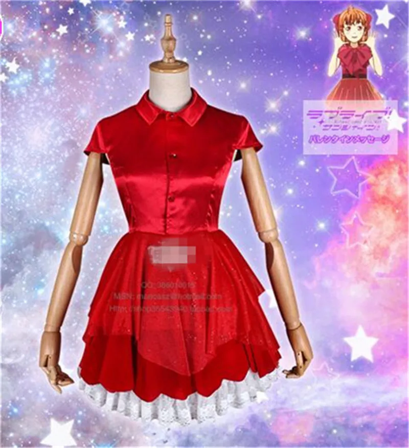 2017 Горячая Распродажа аниме Love Live Sunshine Aqours Takami Chika свадебное платье костюм