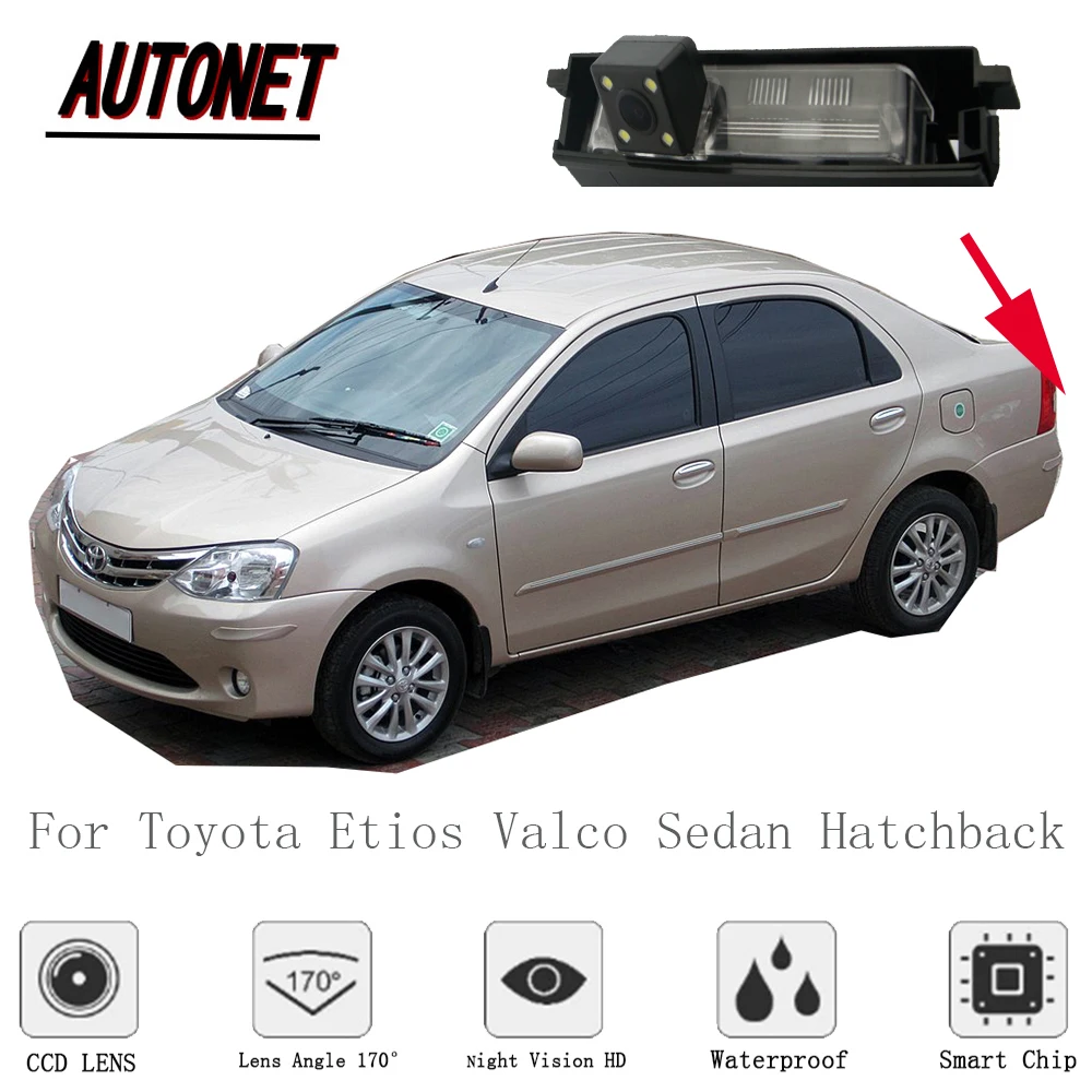 Автомобильная камера заднего вида для Toyota Etios Valco Sedan Hatchback 2010 ~ 2018/камера