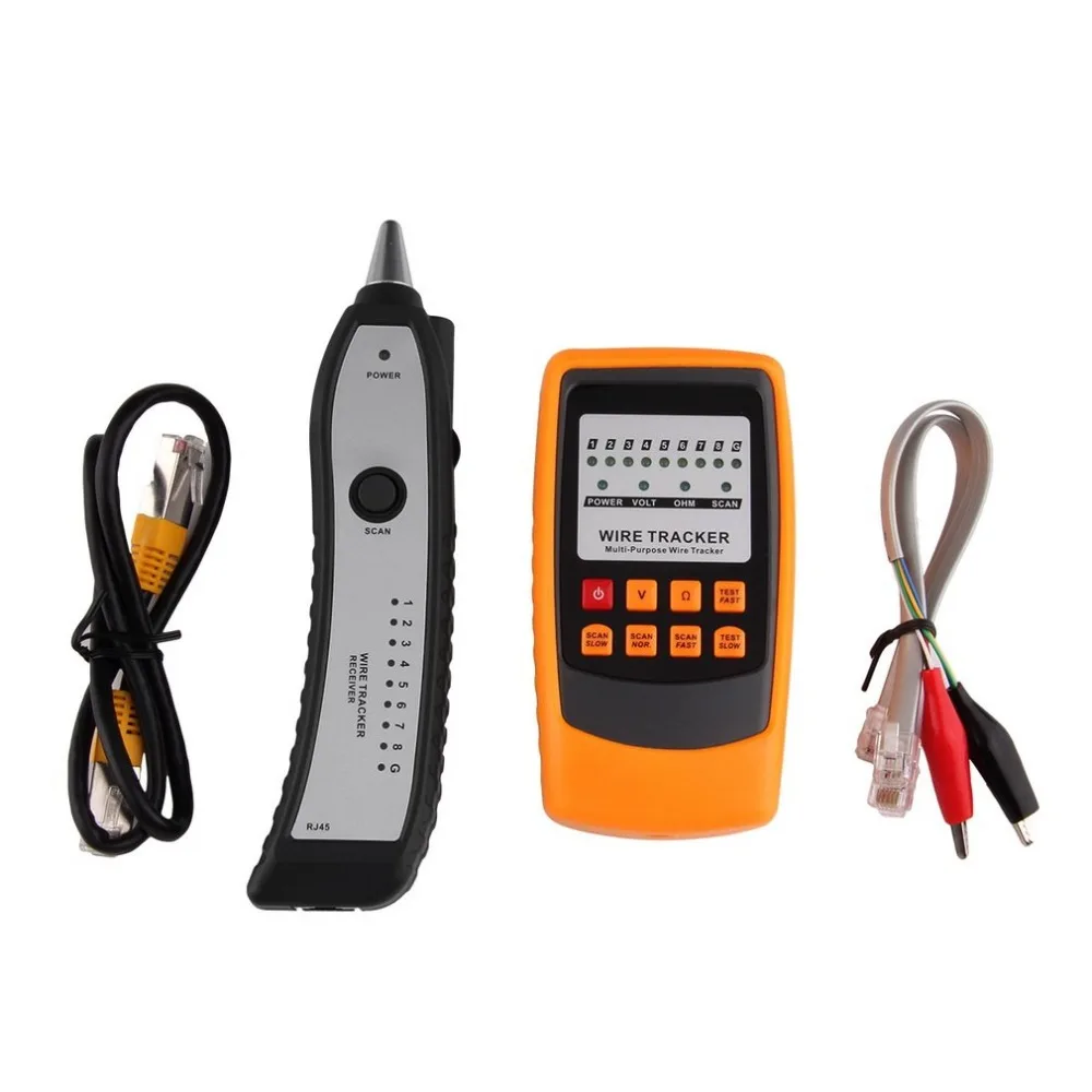 Кабельный тестер Tracker RJ11 RJ45 Телефонный Провод Tracer Ethernet детектор Локальной Сети