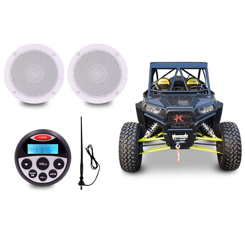 HASDA Водонепроницаемый Морской Стерео Bluetooth аудио FM радио MP3 плеер 5 25 &quotМорской