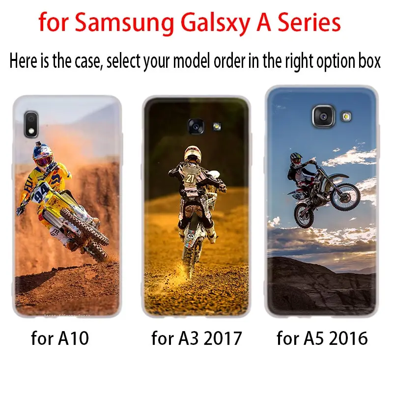 Moto крест moto чехол для телефона для samsung Galaxy A10 A20 A30 A40 A50 A60 A70 A6 A8 плюс A7 A9 A3 A5 мягкий чехол Coque