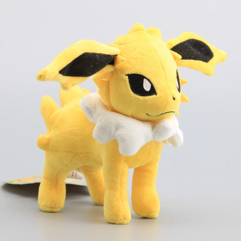 9 стилей " 20 см Плюшевые игрушки стоят Sylveon Umbreon Eevee Espeon Vaporeon Flareon Мягкие куклы подарок для детей - Цвет: Jolteon