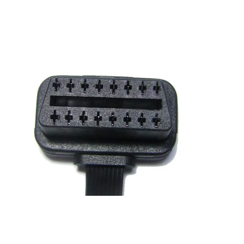 Хорошее качество OBDII OBD2 OBD II M до 2F Y кабели 2 16 Pin удлинитель папа к двойной женский