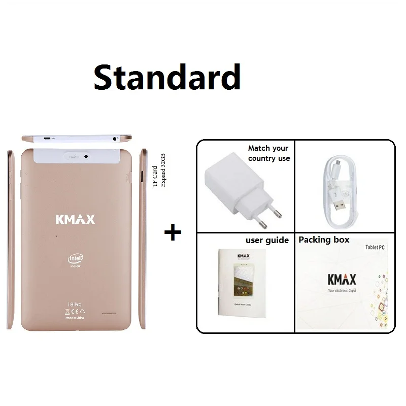 Tablet KMAX 8 дюймов wifi Android планшетный ПК 2 Гб 16 Гб четырехъядерный HD lcd 32 Гб TF карта Bluetooth мини планшет Заводской ПК Планшет 8 10 7 - Комплект: Tablet