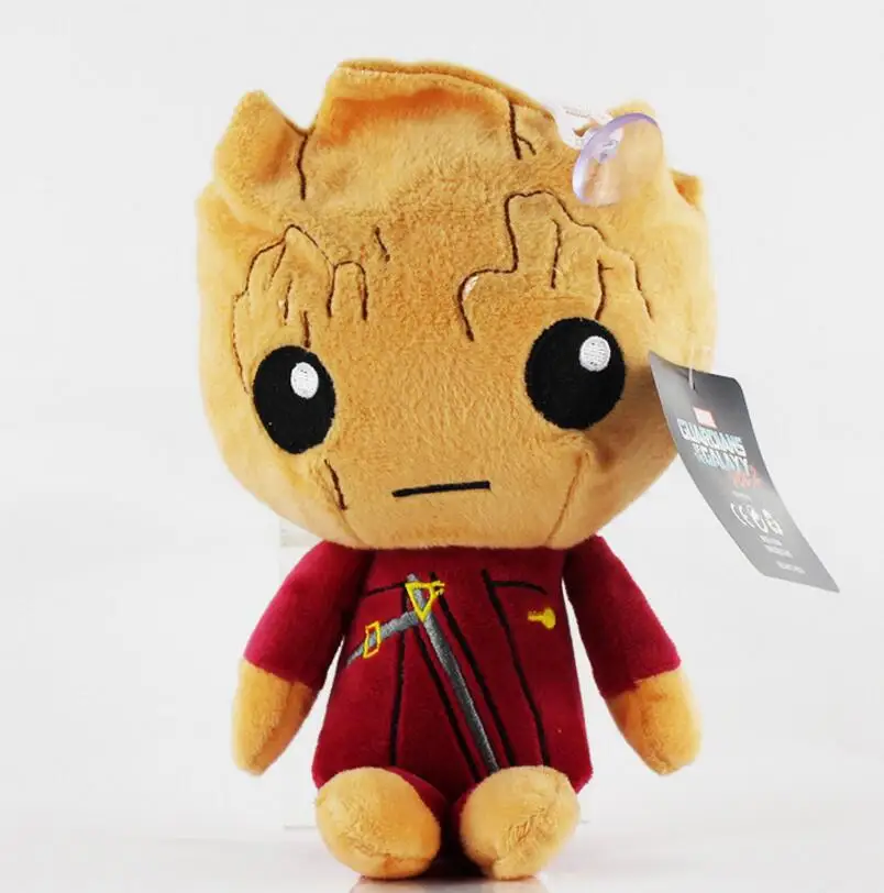 Marvel Movie Guardians of the Galaxy 2 новые плюшевые игрушки " 22 см танцы детское дерево человек енот мягкая плюшевая кукла детские подарки - Цвет: 3