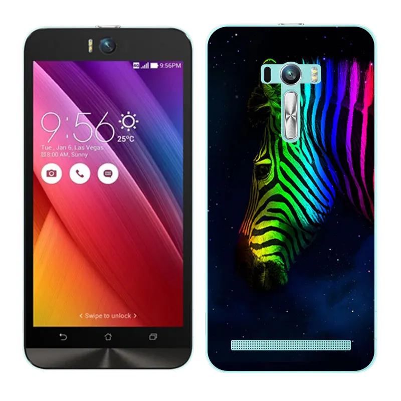 03 Для Asus Zenfone Selfie ZD551KL 5,5 дюймов Мягкий силиконовый чехол для телефона с изображением слона Обложка с рисунком для Asus Zenfone Selfie ZD551KL Fundas - Цвет: 03