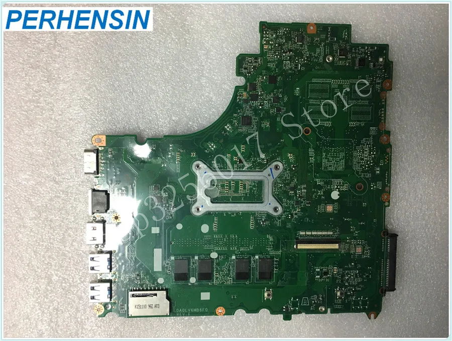 

FOR Lenovo V310-14ISK V310-15ISK Laptop Motherboard 5B20L46644 DA0LV6MB6F0 SR2EU I3-6100U 100% WORK PERFECTLY