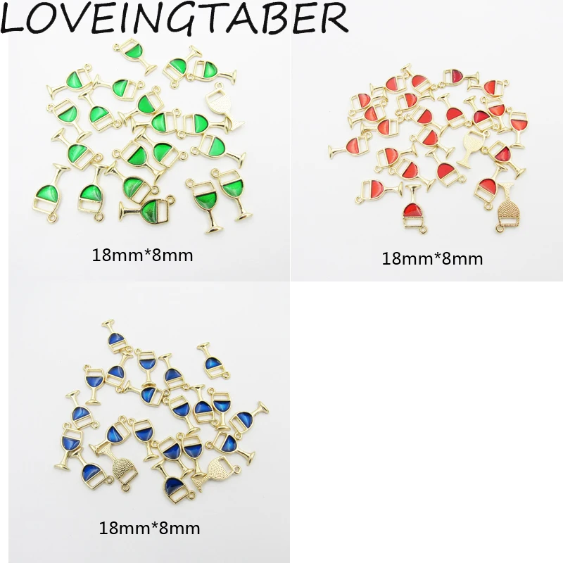 (Сначала выберите цвет) 30 шт./лот золотой цвет полностью эмалированный бокал для