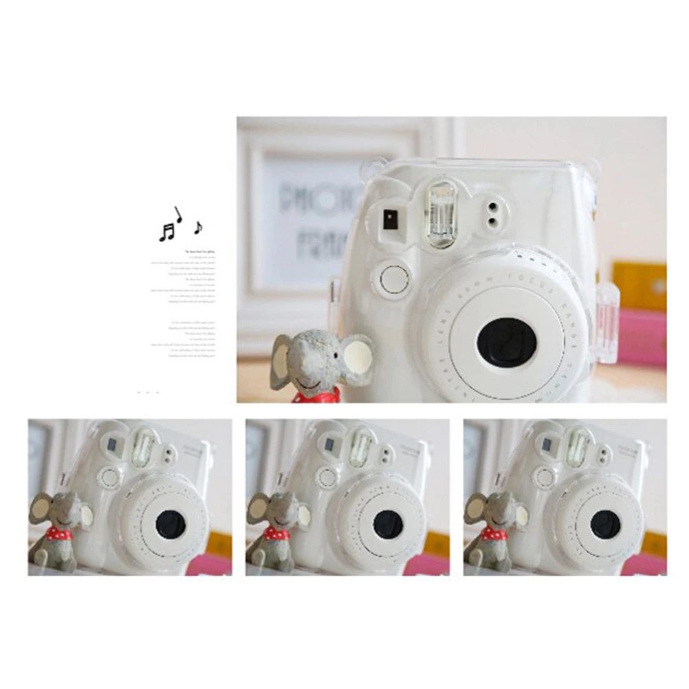 Прозрачный прозрачный защитный чехол для камеры Fuji Fujifilm Instax Mini 8 | Электроника