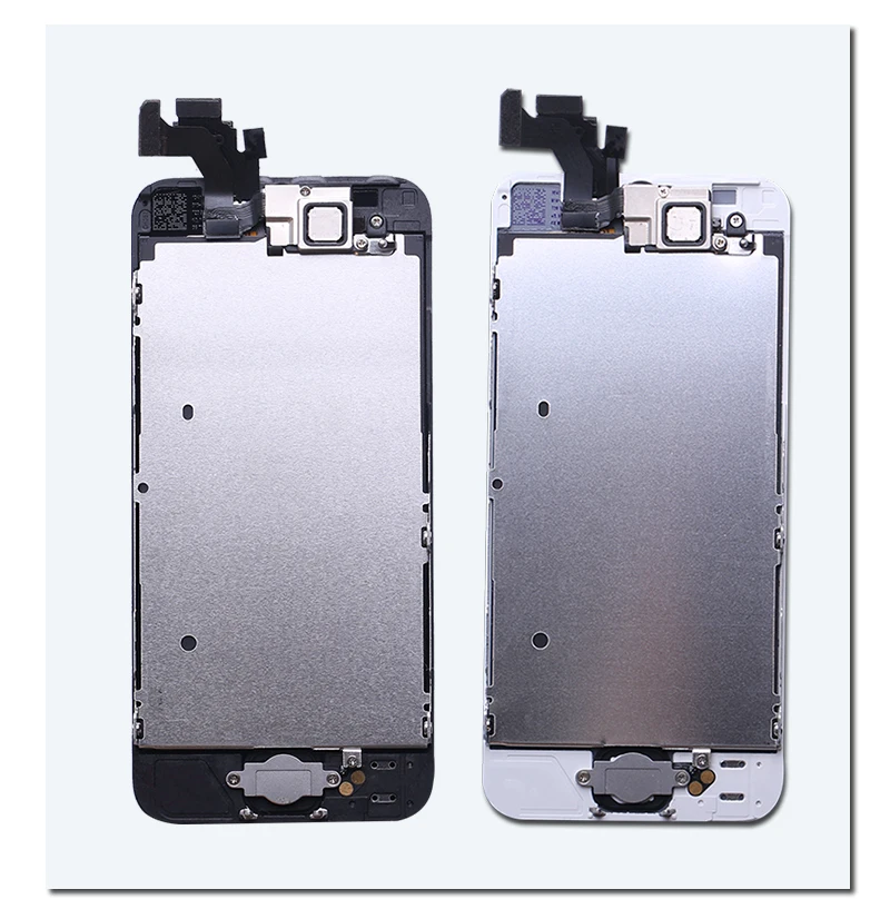 AAA+++ lcd полная сборка для iPhone 5S 5 5c SE 6 сенсорный стеклянный дисплей и ЖК-модуль и замена дигитайзера+ кнопка Home+ фронтальная камера