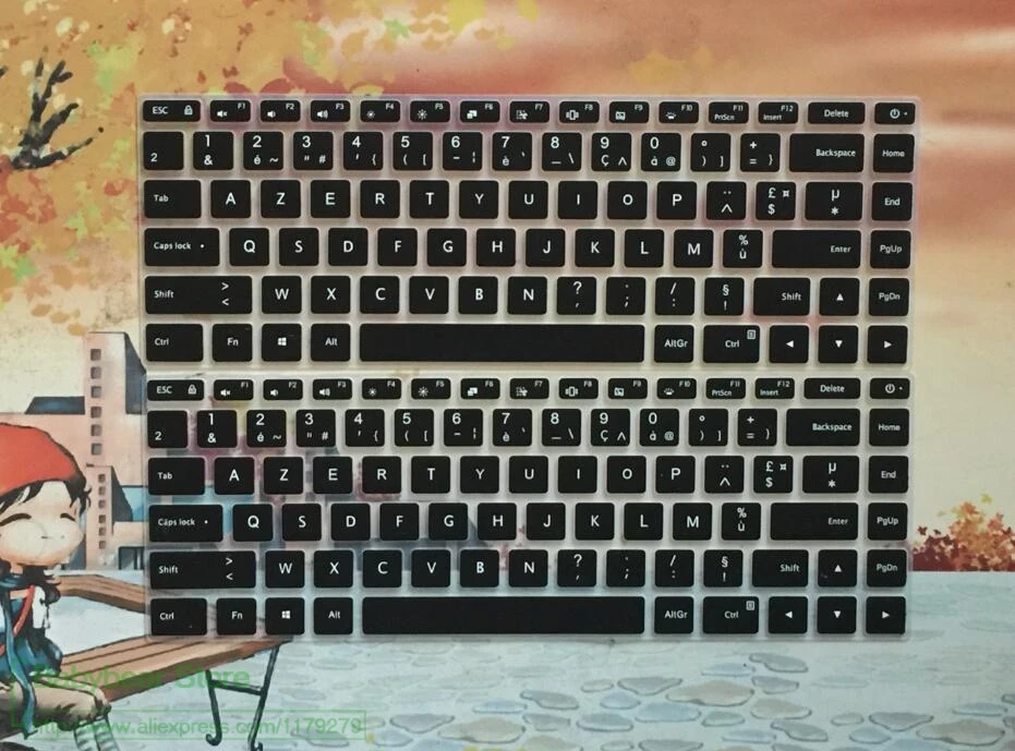 Силиконовая защитная накладка на клавиатуру для Xiaomi Mi Notebook Pro 15 6 дюйма 2 шт.|Чехлы