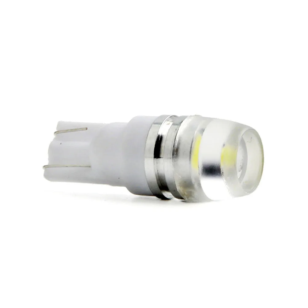 10 X T10 светодиодный W5W 194 168 2-SMD для зазора Светильник лампы белый красный синий желтый зеленый розовый кристалл