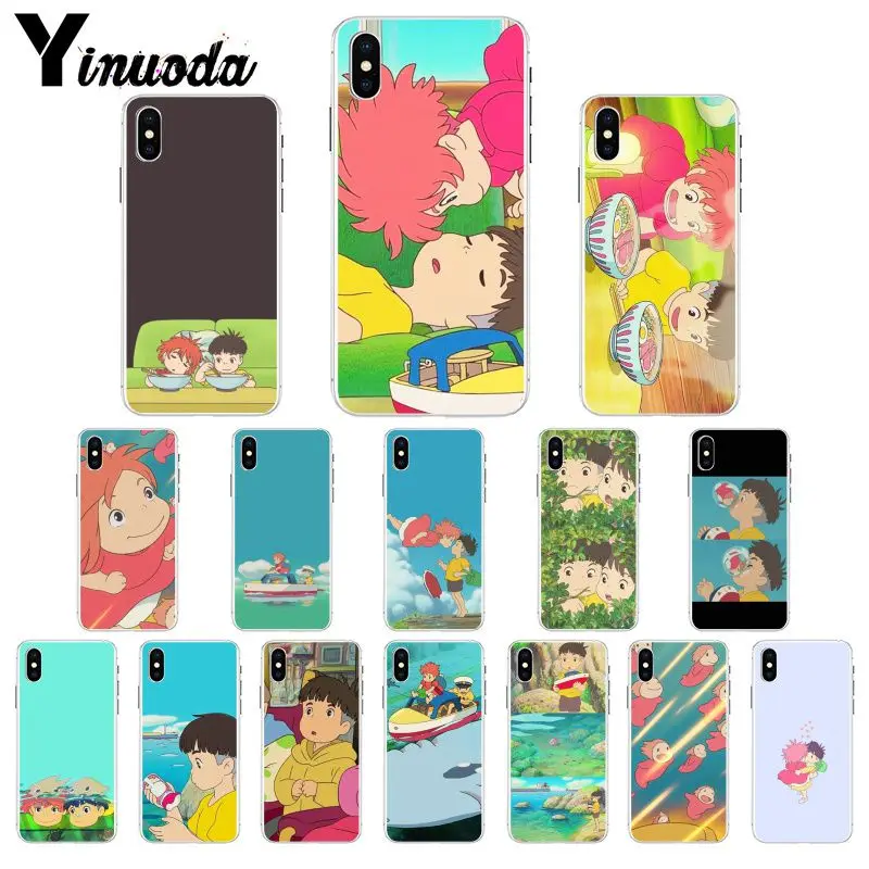 11pro MAX Hayao Miyazaki anime ponyo on the cliff Новый чехол для телефона Fundas iPhone 8 7 6 6S Plus X XS 5 5S SE
