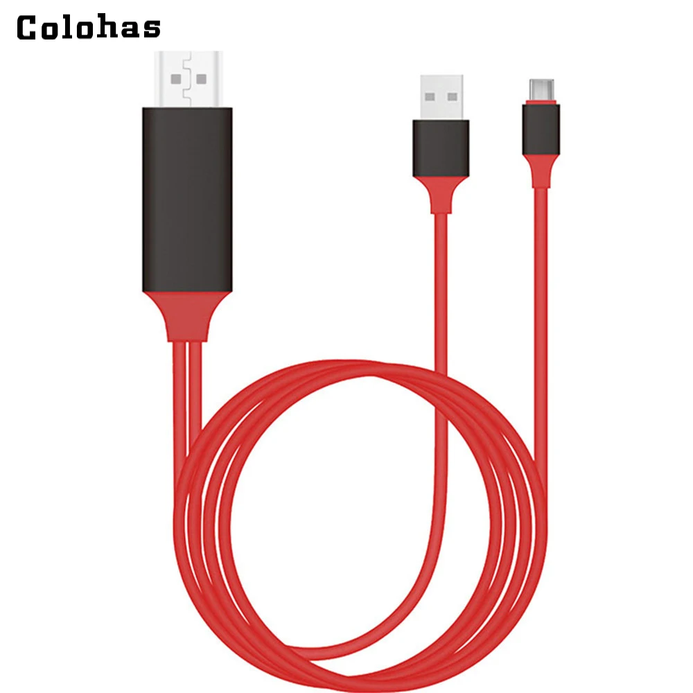 Кабель 2m USB3.1 Type C для HDTV HDMI Share Screen Cord видео и зарядный кабель Macbook Tablet Projector| |