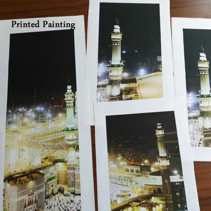Modern Building Posters and Prints Wall Art Islamic Muslim Mosque Canvas Painting for Living Room Home Decoration Frameless | Дом и сад