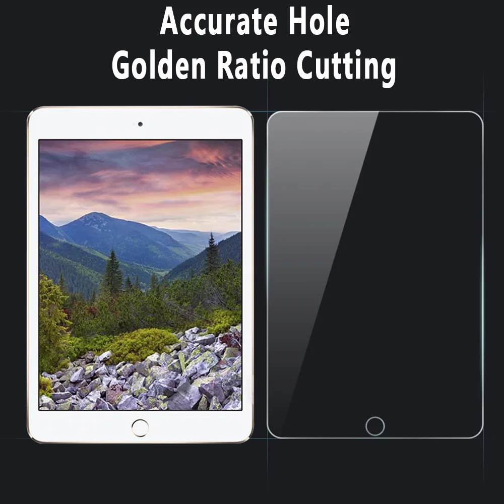 Закаленное стекло 9H HD для Apple iPad 9 7 2018 2017 Air 1 2 Pro 5 6 го поколения защитная пленка 0 33