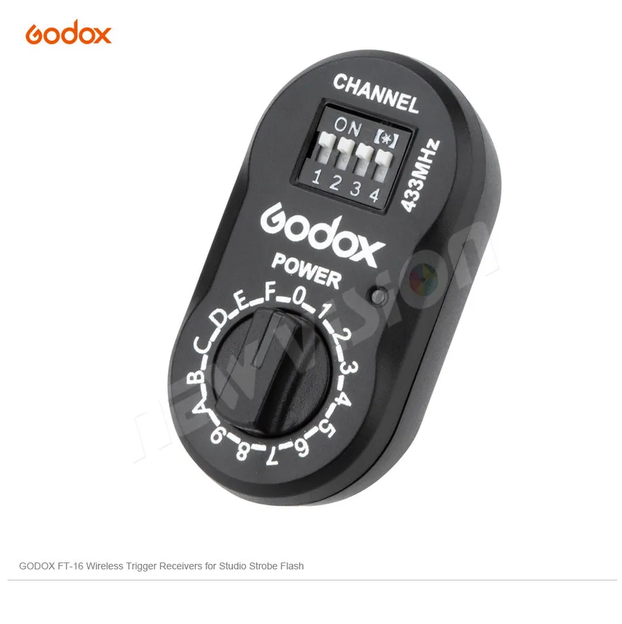 Godox FTR-16 пульт дистанционного управления питанием Ft-16 приемник для Godox Witstro Ad360 Ad180 Вспышка Speedlite DE300 DE400 SK300 SK400
