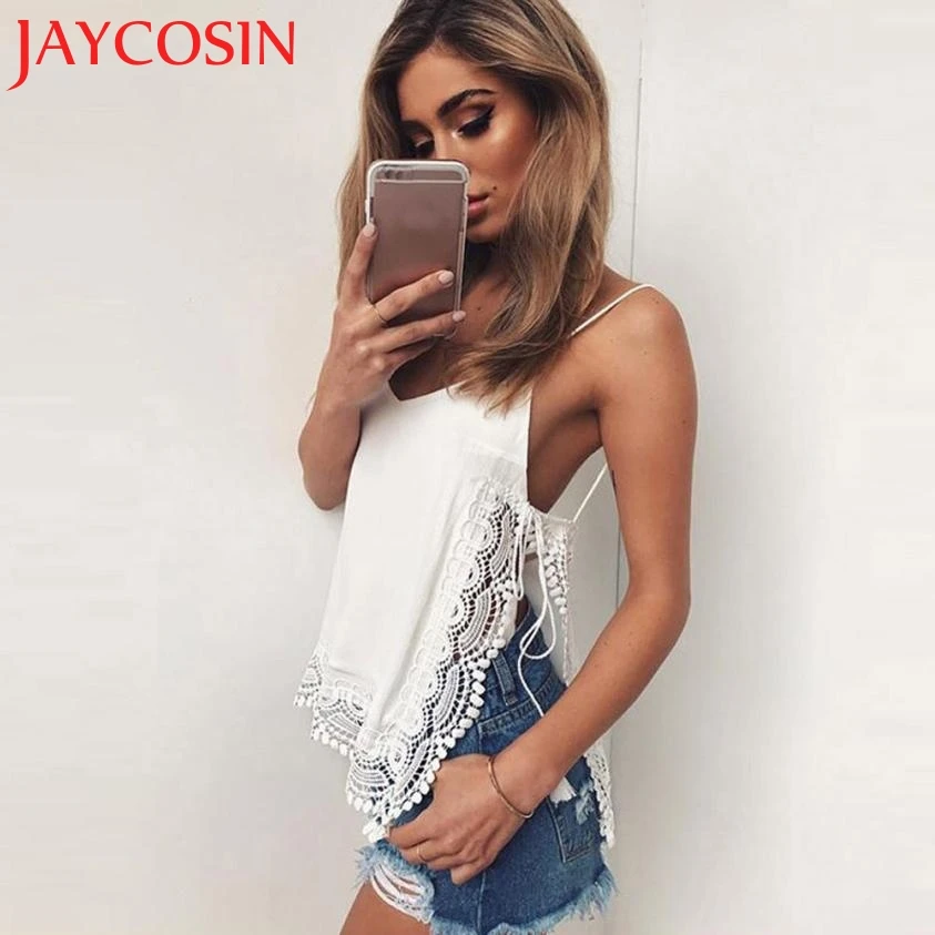 JAYCOSIN SIF 2017 Новая модная женская летняя повседневная Высококачественная майка без