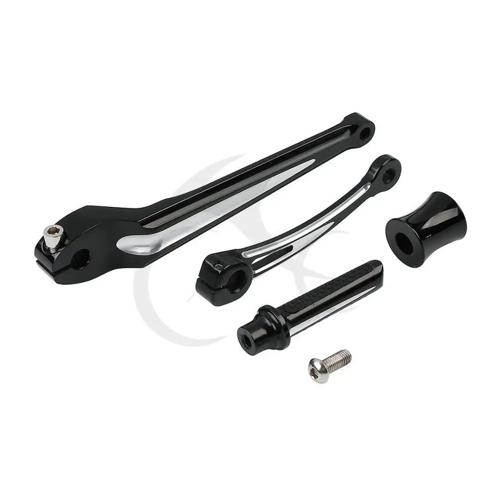 Алюминиевый ЧПУ рычаг переключения передач черного цвета для Harley Touring Electra Glide