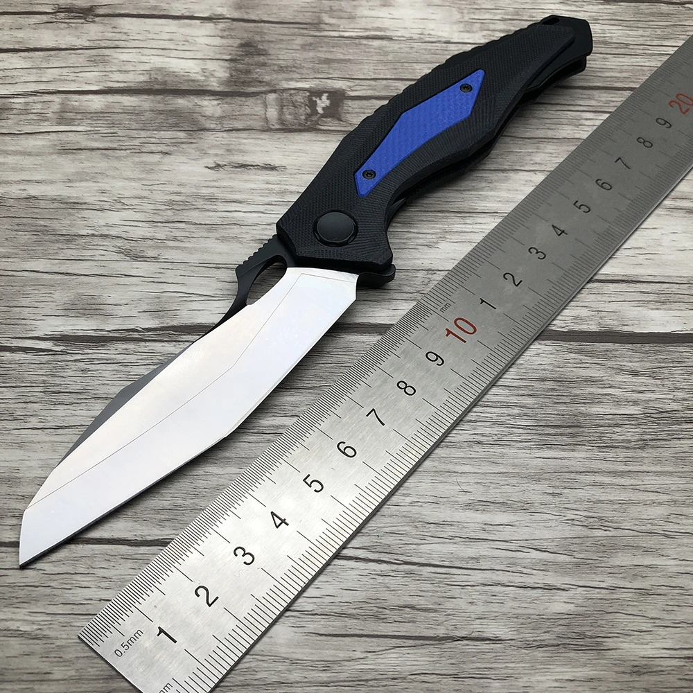 ZZSQ 0427 складной нож с подшипником искусственное лезвие рукоятка G10 тактические