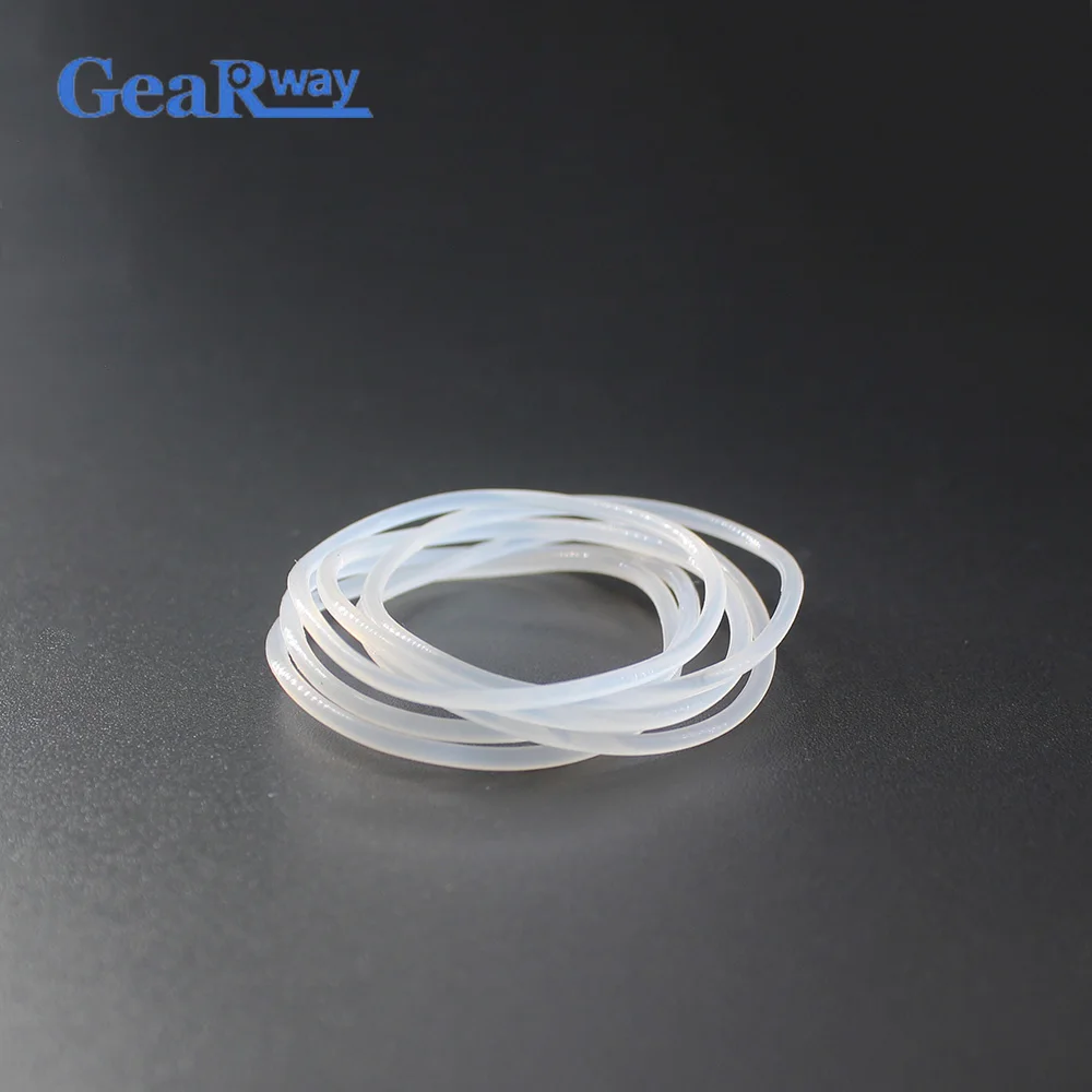 

Уплотнительное кольцо Gearway 1,5 мм CS, уплотнительное кольцо из пищевого силикона, прозрачное уплотнительное кольцо 15,5/16/17/18/29/30 мм OD VMQ, уплотнит...