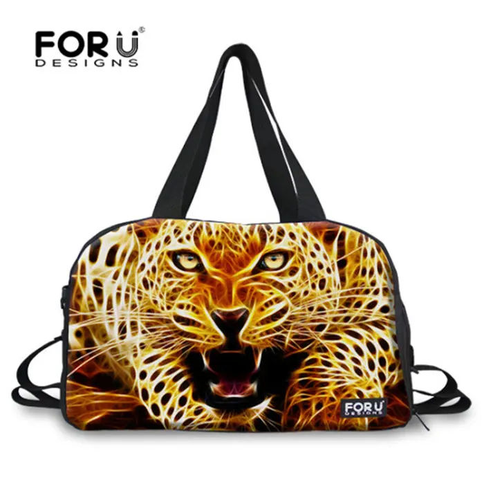 FORUDESIGNS/спортивная сумка для женщин, девочек, фитнеса и тренировок, йоги, большая емкость, с принтом пламени льва, тренировочная сумка для улицы - Цвет: B0082T