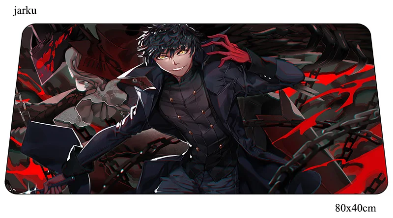 Persona 5 Коврик для мыши 800x400x2 мм игровой коврик для мыши с блокировкой края офисный коврик для ноутбука толстый коврик для мыши игры pc геймерские коврики