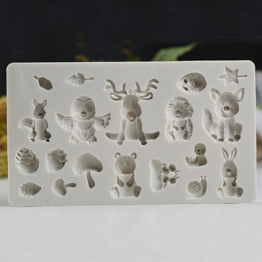 3D форма для животных торт силиконовый Sugarcraft Шоколад декорирования кухонные