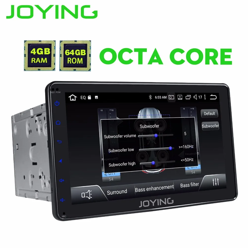 Авто радио Joying 8 &quotAndroid 2 Din универсальный автомобильный стерео 4G ram