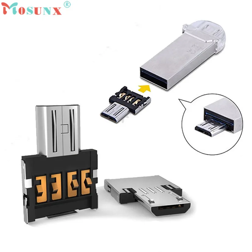 MOSUNX 2 шт. микро USB папа к Женский OTG адаптер конвертер для Android планшета телефона