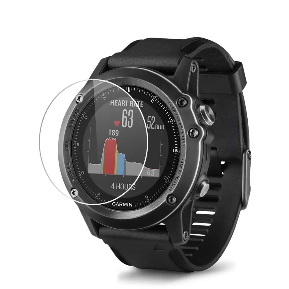 Мягкая ультратонкая Защитная пленка для экрана часов Garmin Fenix 3 HR HD с защитой от