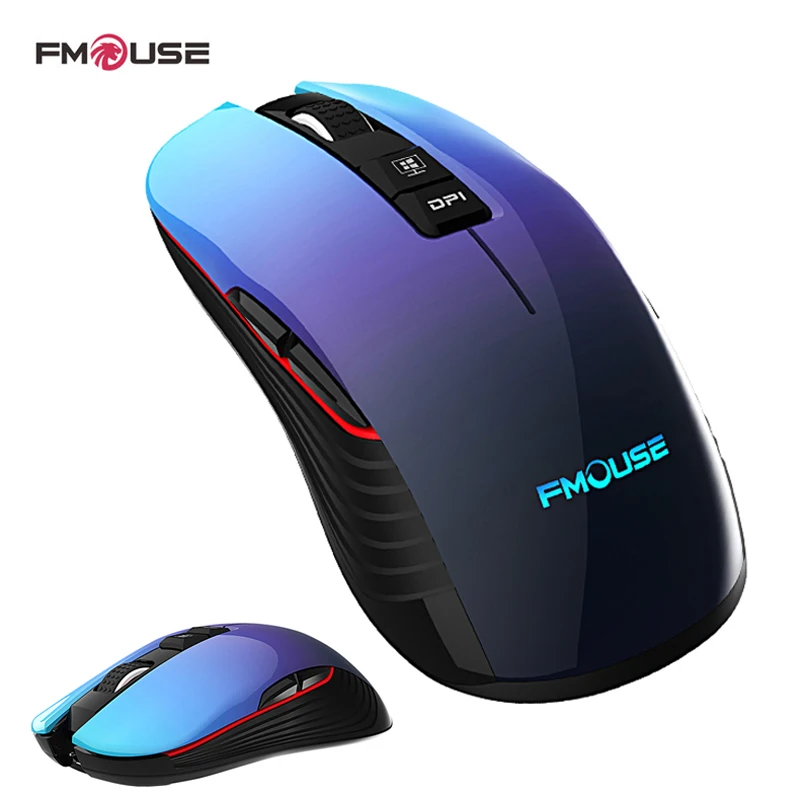 

M600 Pro Rechargeable Wireless Gaming Mouse Optical LED 2.4GHz Computer Mouse with USB Receiver Silent Click 4 DPI 8 Buttons