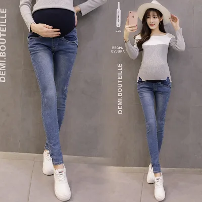 Fdfkalk 2018 Новые Брюки для беременных джинсы Одежда женские F60|maternity jeans|maternity jeans