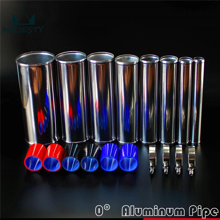 57 мм 2 25 дюйма алюминиевая труба для турбоохлаждения интеркулера трубка + красные