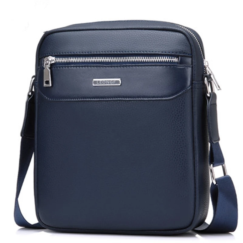 

In 2018 New Arrival Men bag fashion mens shoulder bags, high quality PU casual men messenger bag business men's travel bags L118