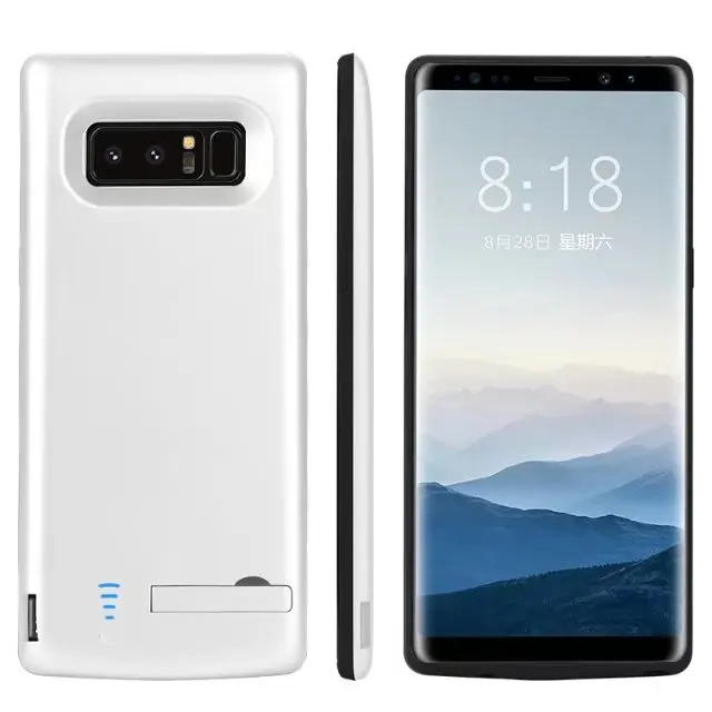 Чехол для Samsung Galaxy Note 8 аккумулятор 6500 мач зарядное устройство чехол внешний n9500 с