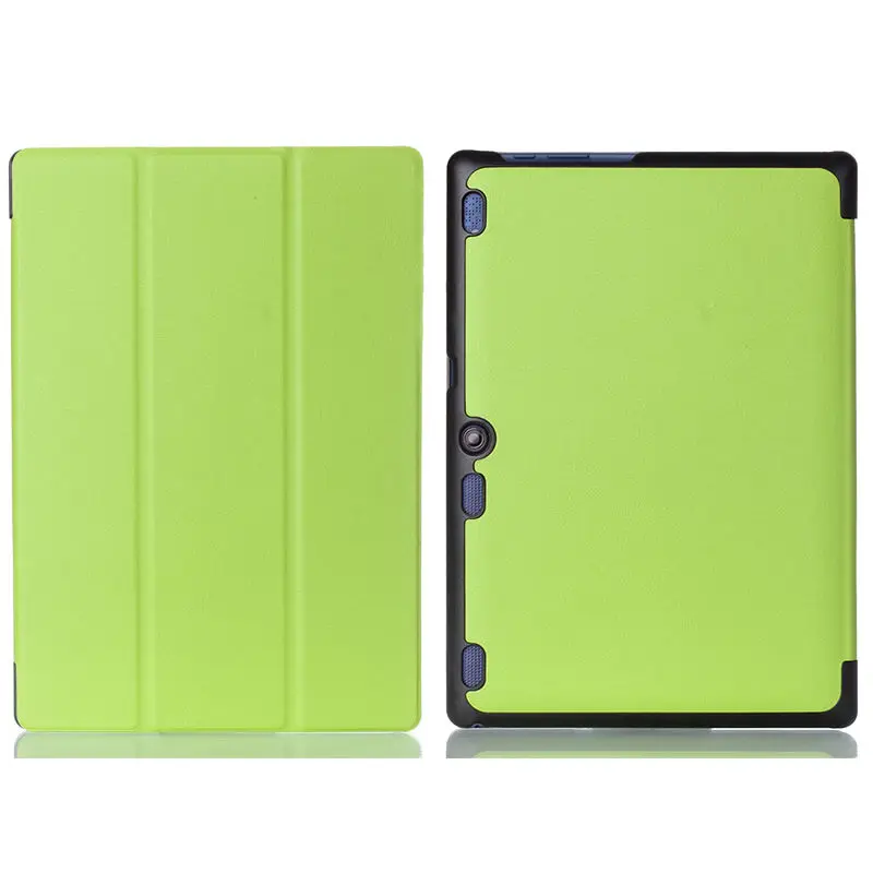 x30-green Складной флип для lenovo A10-30F TB2 X30L X30F Tablet 10,1 чехол-подставка кожаный чехол для lenovo Tab 2 A10-30 смарт-чехол - Цвет: x30-green
