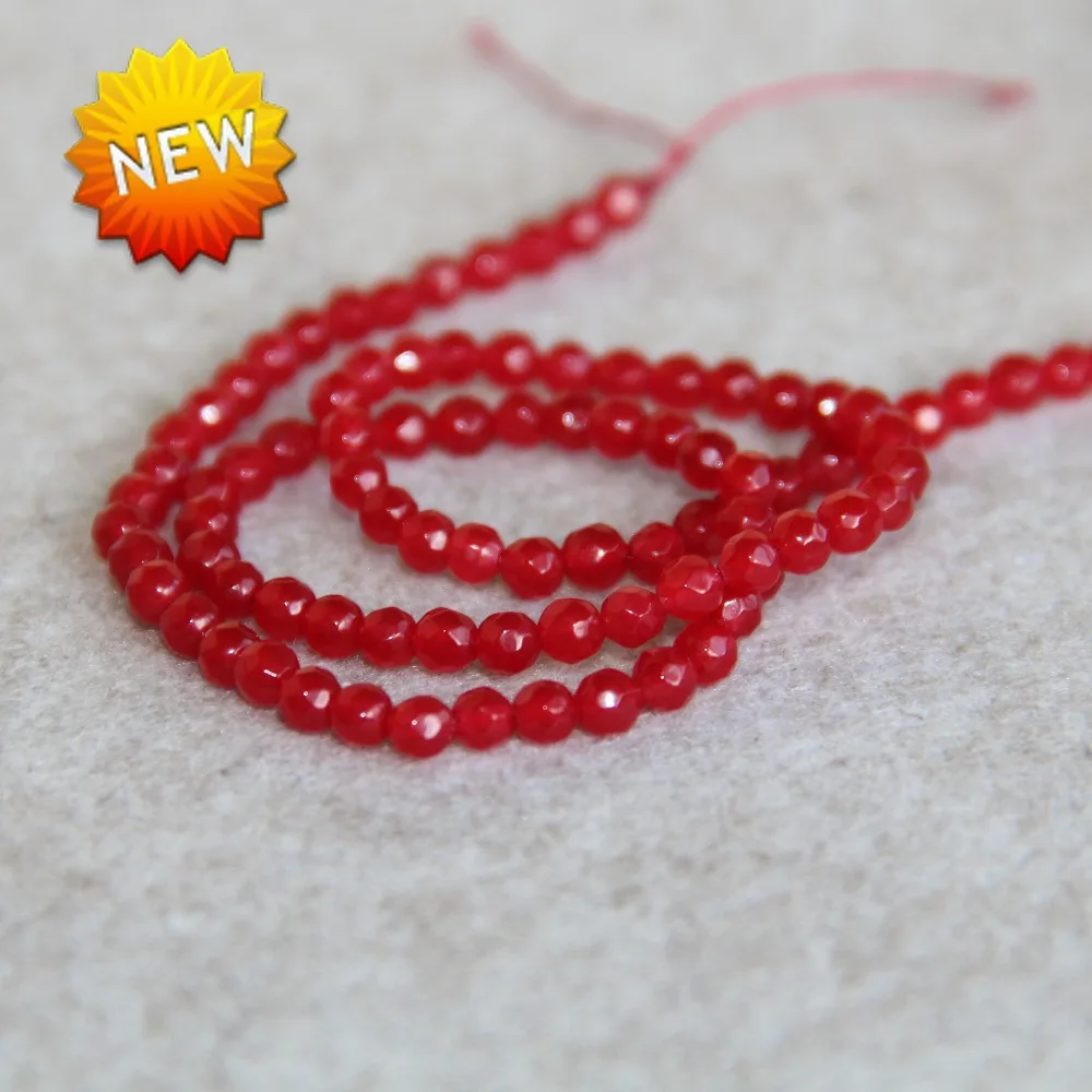 Аксессуары для женских ювелирных изделий 4 мм|chalcedony beads|designer beadsfashion beads |