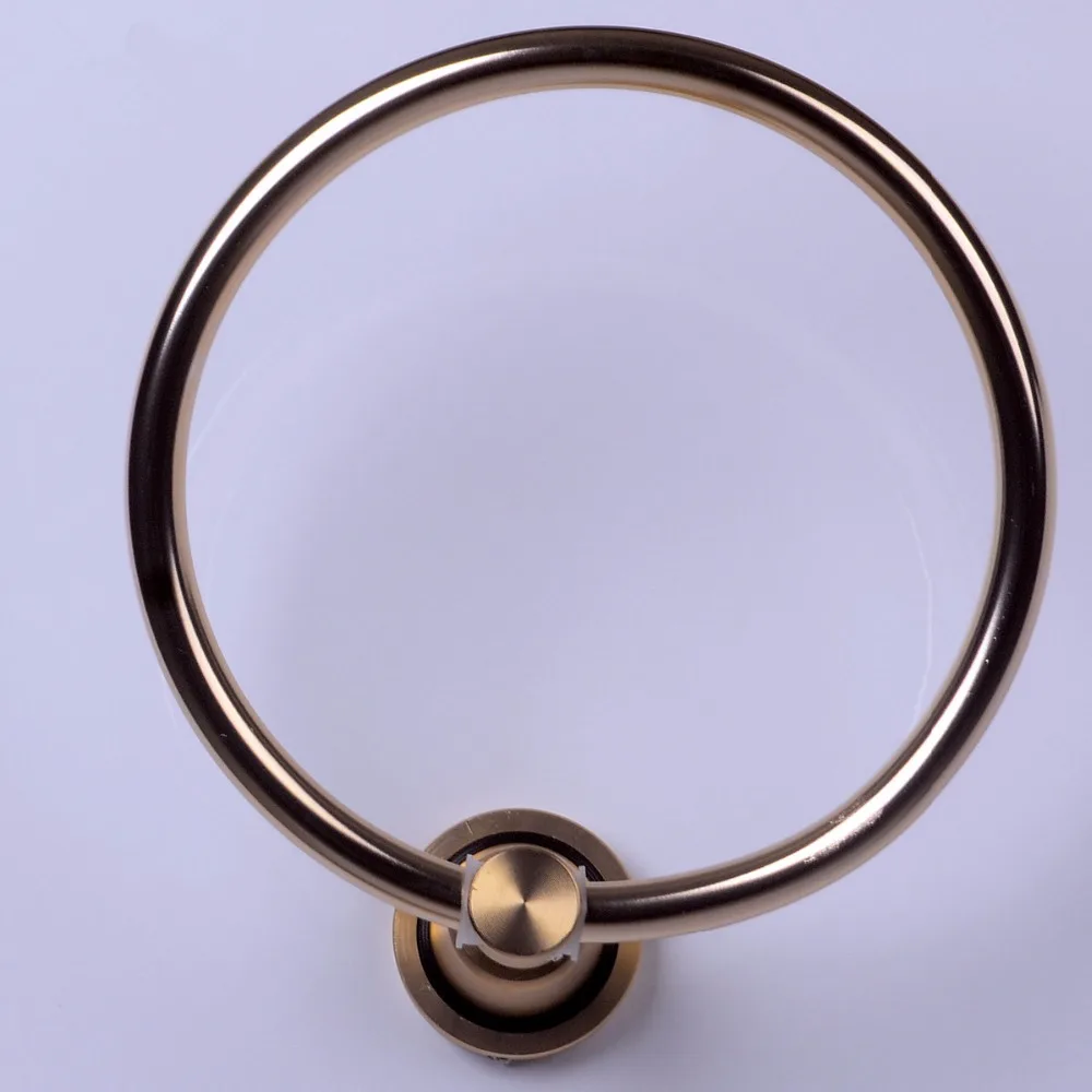 Кольца для полотенец алюминиевый настенный держатель в ванную комнату Круглый