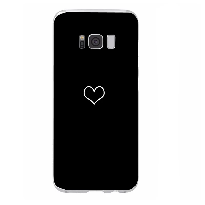 Чехлы с розовым бантом и Минни для samsung Galaxy S7 Edge S8 S9 Plus Note 9 A5 J5 модная простая задняя крышка с сердцем