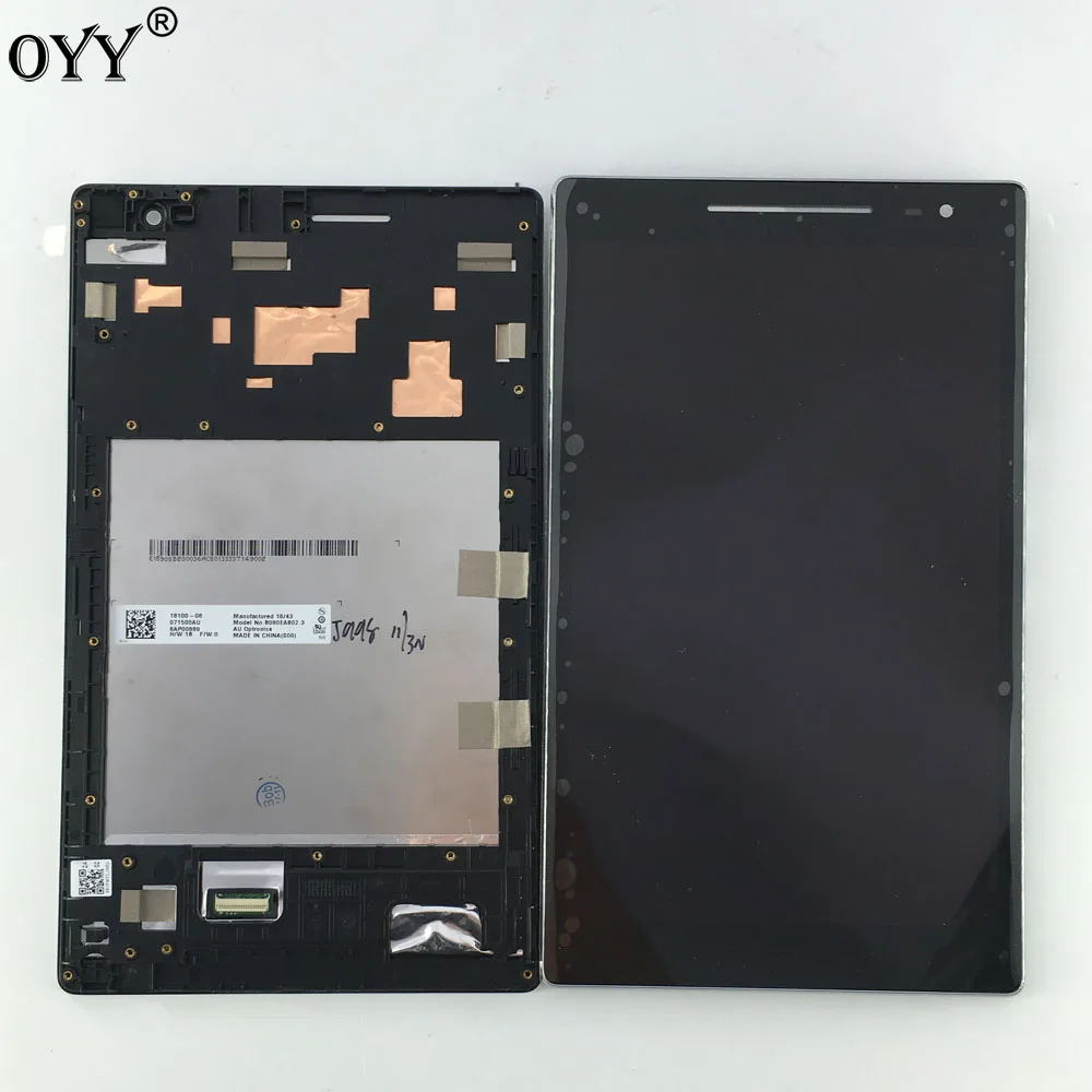 

used parts LCD Display Touch Screen Digitizer Glass Assembly with frame For Asus Zenpad 8.0 Z380 Z380KL Z380CX Z380C P024 Z380M