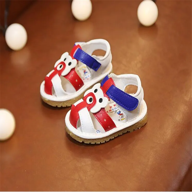 Детская обувь детская лето 2019 детские сандалии для младенцев 0 1 2 лет с мягкой