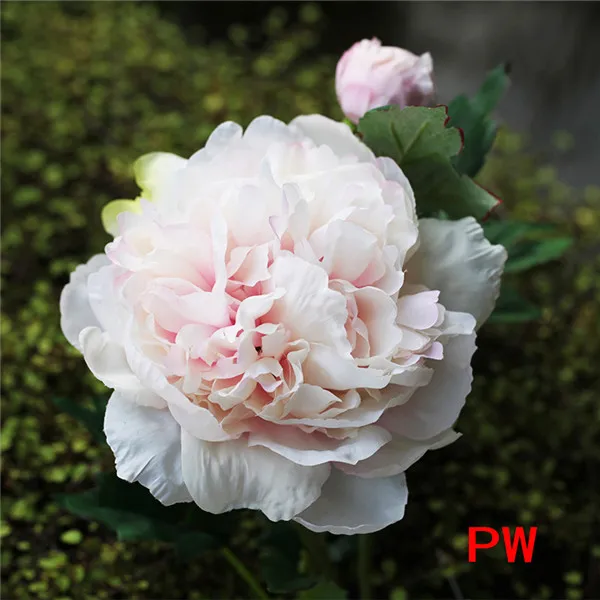 

Искусственные цветы YO CHO шелковые пионы 2 штуки