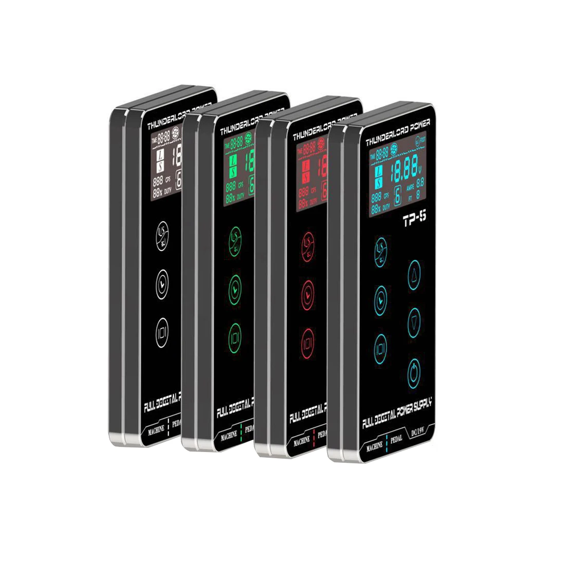 Тату источник питания Профессиональный 4 цвета Сенсорный экран TP-5